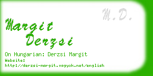 margit derzsi business card